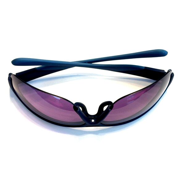 Nike Golf X2 EV0871-401 Sunglasses, Matte Mdnt Navy/Slvr Frame, Golf Tint Lens - Picture 6 of 9